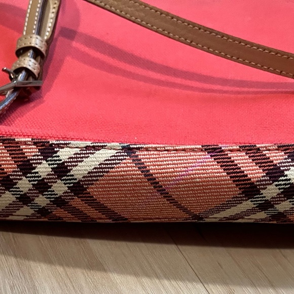 BURBERRY BLUE LABEL - Shoulder Cross Bag Canvas and Leather - Pink - Picture 9 of 11